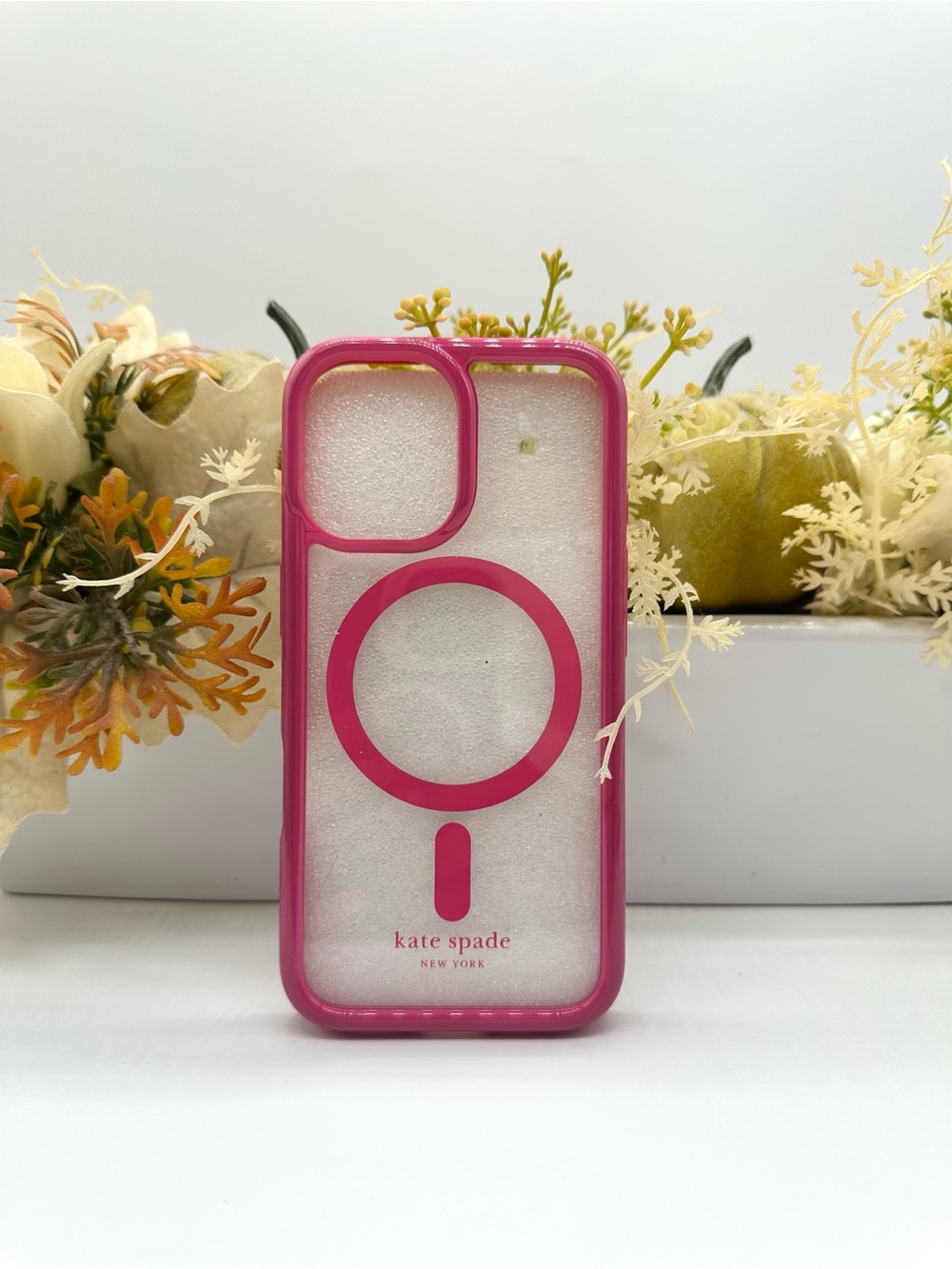 Kate Spade Brand New IPhone 16 Pink Clear Case